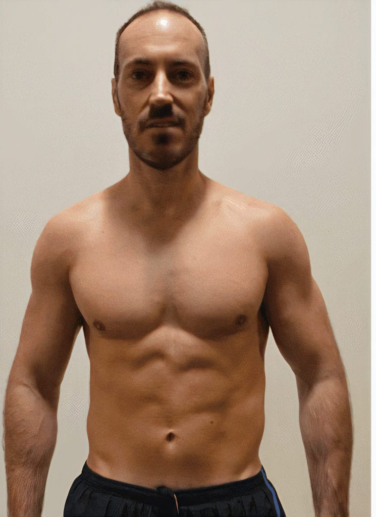 athlete after burning fat with clenbuterol steroid